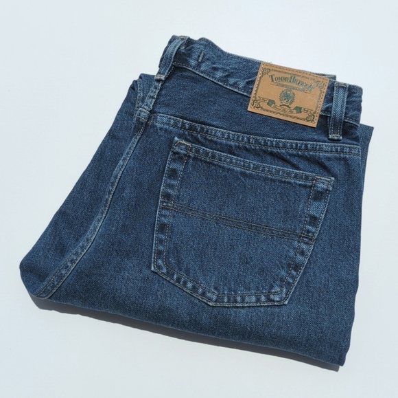 Tommy Hilfiger 2000 Vintage Medium Wash High Waisted Straight Leg Jeans Blue 12 - Picture 2 of 16